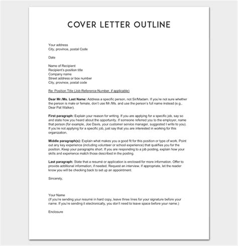 How To Format a Cover Letter (With Outline and Examples).